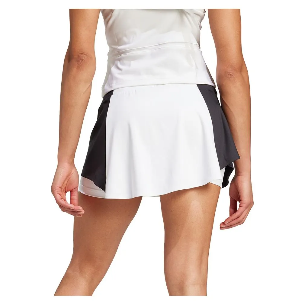 Women's Premium Tennis Skort White and Black