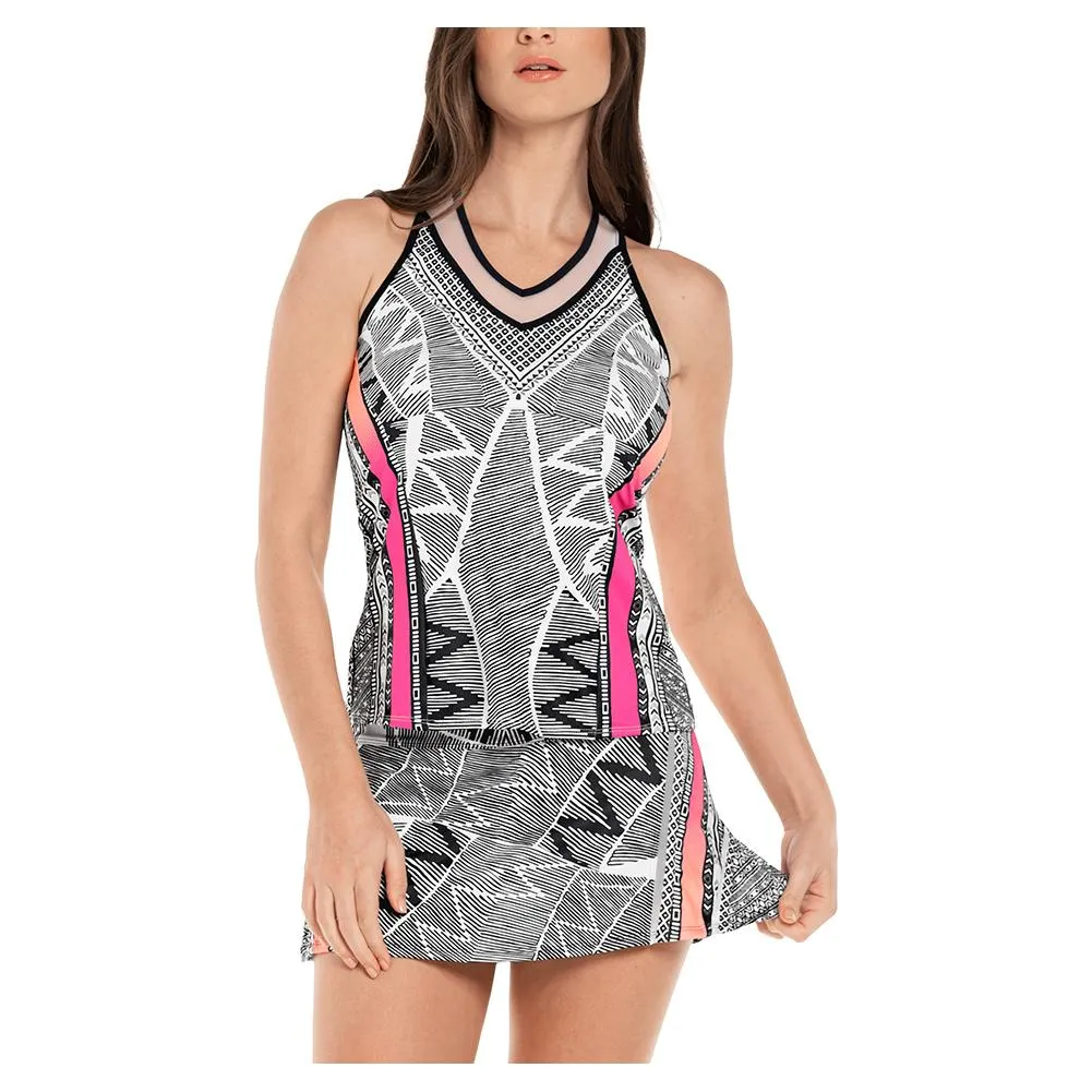 Women's Santa Fe Glow Tennis Tank Midnight