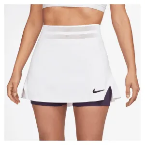 Women's Slam Dri-Fit Tennis Skort White and Black