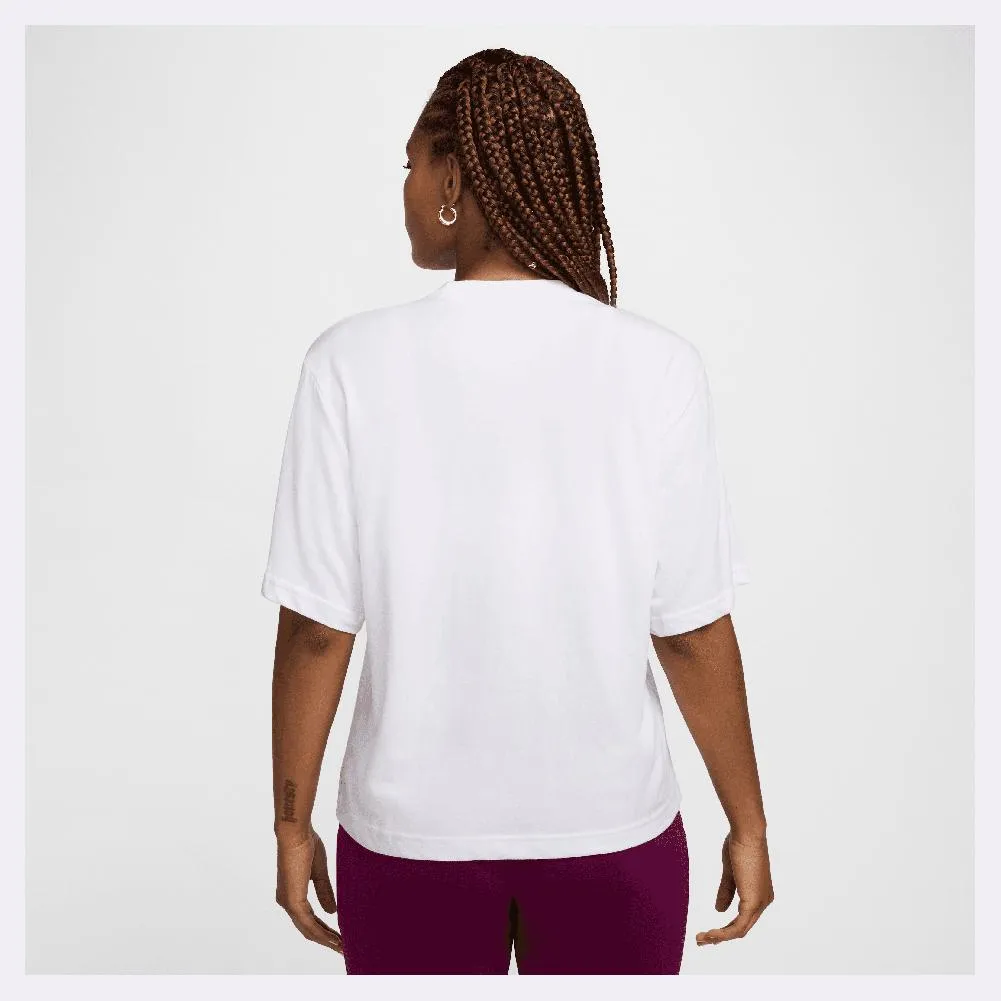 Womens Slam Dri-Fit Tennis Top White