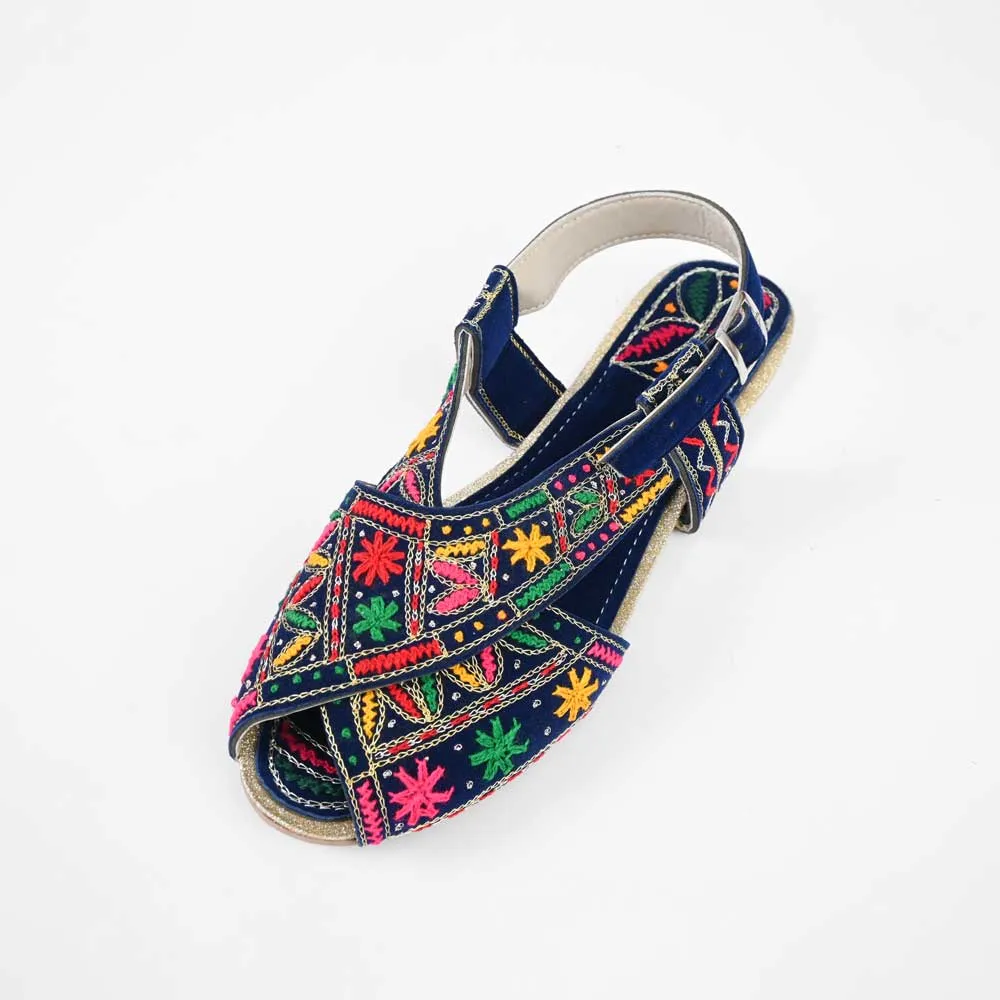 Women's Timisoara Embroidered Design Peshwari Chappal