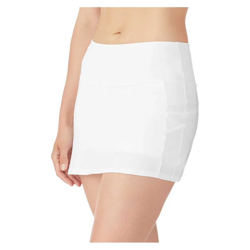 Women's Whiteline A-Line Tennis Skort White