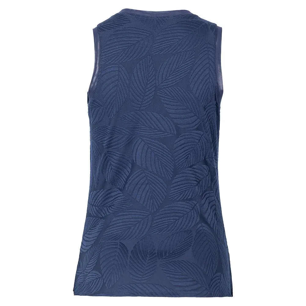 Women's Zeta Tennis Tank Fading Leaves