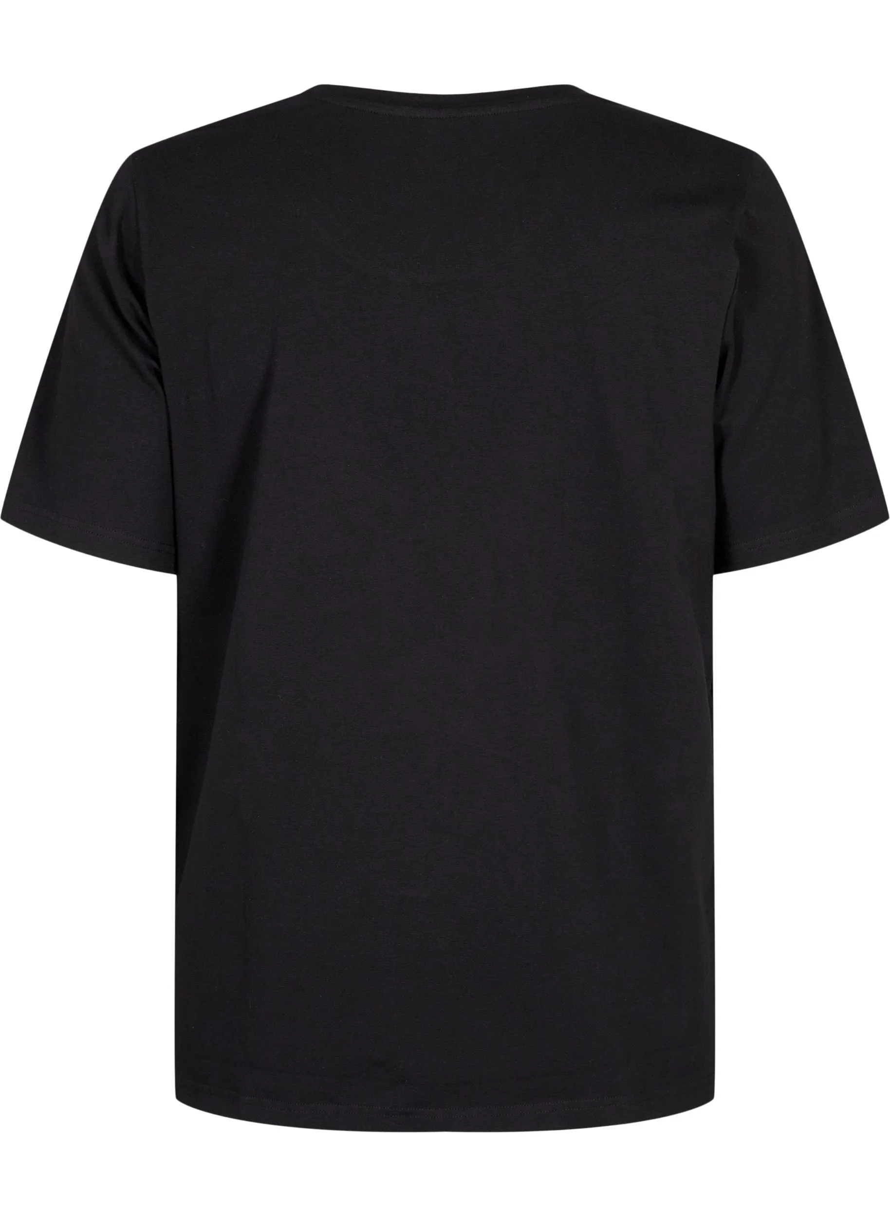 Zizzi Polly T-Shirt in Black